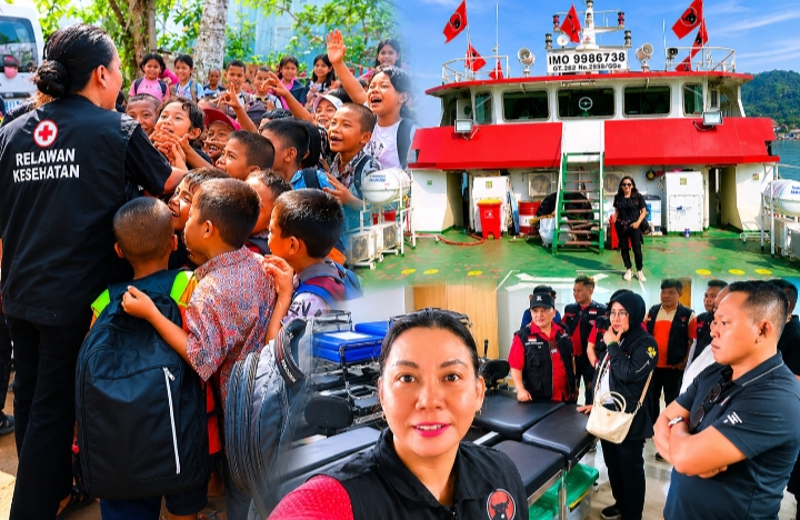 Wakil Bidang Penanggulangan Bencana, Kesehatan Perempuan dan Anak DPC PDI Perjuangan Kota Depok, Meily Magdaleni.