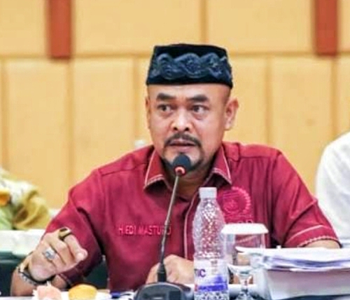 Ketua Fraksi Gerindra Depok sekaligus Anggota Komisi A DPRD Kota Depok, H. Edi Masturo.