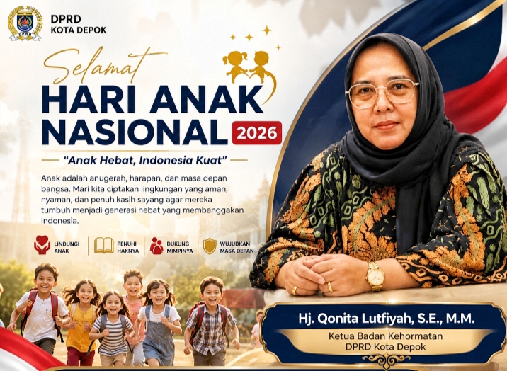 Ketua Badan Kehormatan (BK) DPRD Kota Depok, dr. Hj. Qonita Luthfiyah, S.E., M.M.