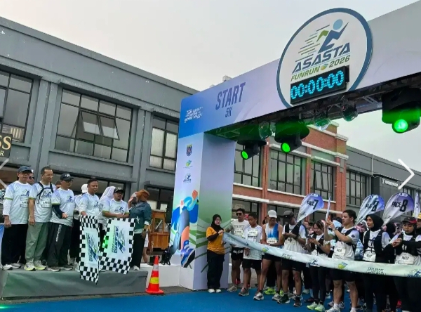 Intip Asasta Fun Run 2026, Ribuan Peserta Lari 5K Kampanyekan Hidup Sehat dan Peduli Lingkungan