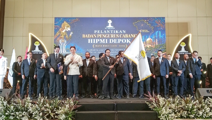 Sah Dilantik! Pengurus Baru HIPMI Depok Bawa Strategi Pentahelix, Bidik UMKM Naik Kelas