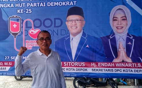 Sekretaris PMI Kota Depok, Eka Bachtiar