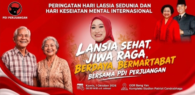 Wakil Ketua DPRD Kota Depok, sekaligus Ketua DPC PDI Perjuangan Kota Depok, Hj. Yuni Indriany, SE., M.Si.
