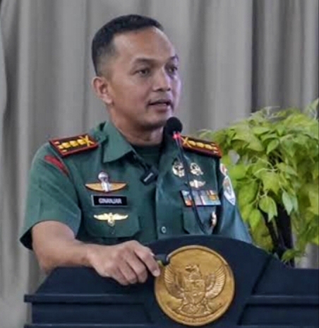 Komandan Kodim (Dandim) 0508/Depok, Kolonel Inf. Ginanjar Wahyutomo, S.H., M.Han.